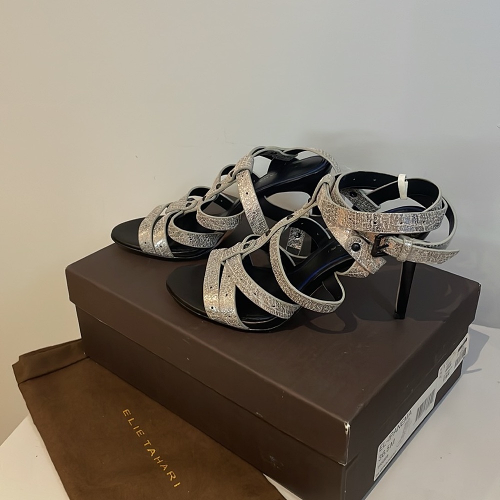 NWT Elie Tahari Heeled Sandals - Size 6.5 - Picture 6 of 13